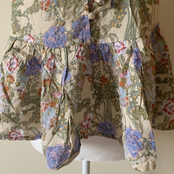 LF floral cropped tank top size S NWT - Picture 9 of 16